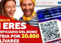 Bono Patria 20.850 bolívares