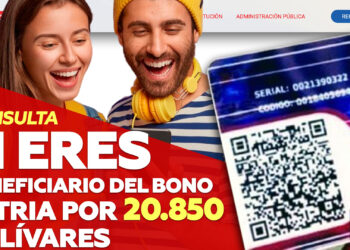 Bono Patria 20.850 bolívares