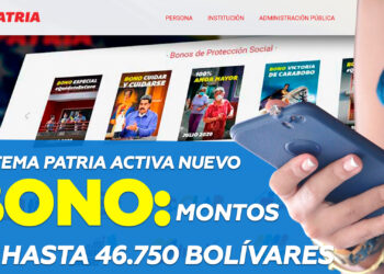Sistema Patria Bono 46.750 bolívares