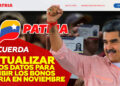 datos Bonos Patria noviembre