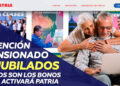 pensionados jubilados bonos Patria