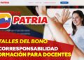 bono de Corresponsabilidad y Formación docentes 