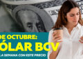 13 de octubre Dólar BCV precio 