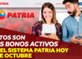 Bonos Sistema Patria HOY