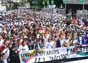 Marcha Mundial Venezuela Palestina Genocidio Gaza