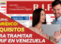Natural Jurídica Requisitos RIF Venezuela 