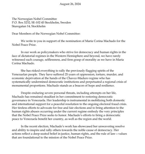 Marco Rubio Trump María Corina Machado