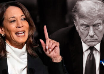 Kamala Harris BBC Trump