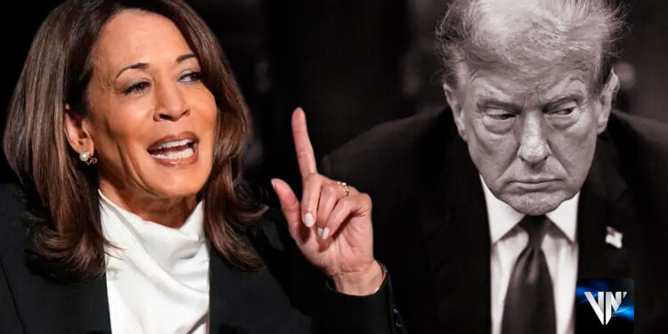 Kamala Harris BBC Trump
