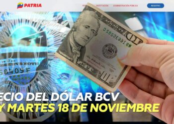Precio Dólar BCV 18 de noviembre 
