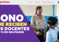 bono docentes 11.100 bolívares