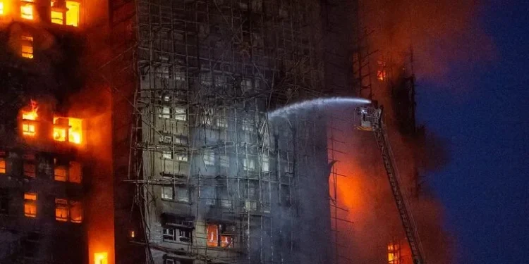 Muertos incendio Hong Kong