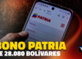 cobrar bono Patria 28.080 bolívares