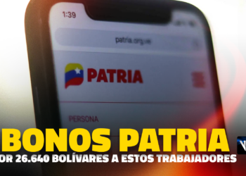 Bono Patria 26.640 bolívares