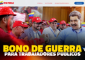 Bono de Guerra trabajadores públicos