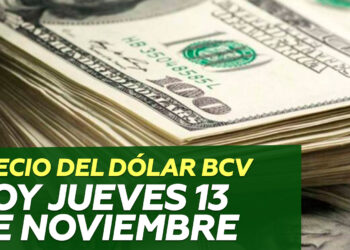 Precio Dólar BCV HOY 13 noviembre 
