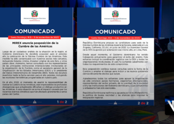 gobierno dominicano suspende Cumbre Américas