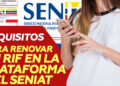 Requisitos renovar RIF Seniat
