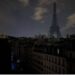 Paris Francia Apagón Electricidad Suministro Eléctrico Torre Eiffel