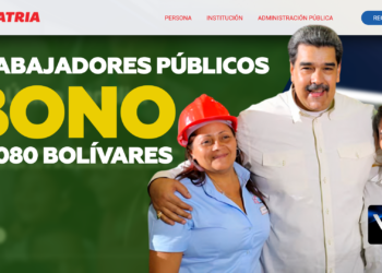 Trabajadores públicos bono Patria 28.080 bolívares