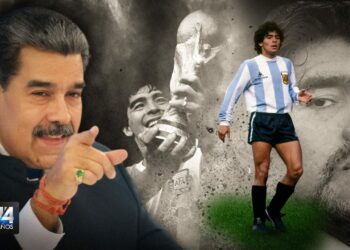 Nicolás Maduro partida física Maradona
