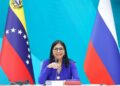 Delcy Rodríguez XIX Reunión Rusia-Venezuela