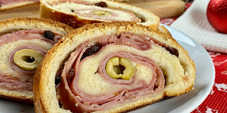 receta pan de jamón