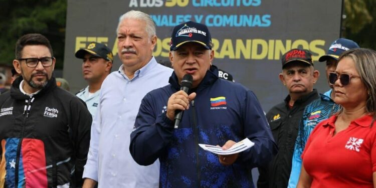 Ministro Diosdado Cabello lidera activación de los Cuadrantes de Paz en Miranda