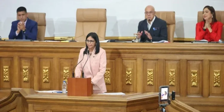 Delcy Rodríguez ante la AN: Presupuesto 2026 asciende a 5 billones de bolívares donde el 77,8% va para la inversión socialHello world!