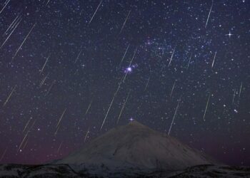 Lluvia de estrellas diciembre